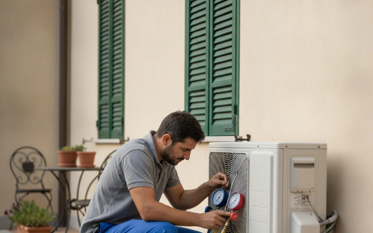 Ricarica gas refrigerante R32 e R410A a Como